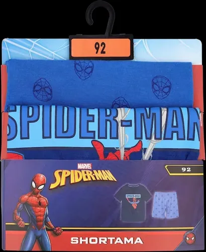 Spiderman - shortama - pyjama - blauw