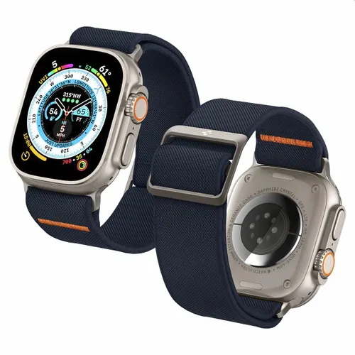 Spigen Fit Lite Ultra Watchband - Geschikt voor Apple Watch 4/5/6/7/8/SE/Ultra (42/44/45/49mm) - Navy