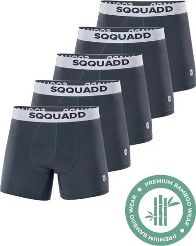 SQQUADD® Bamboe Ondergoed Heren - 5-pack Boxershorts