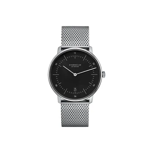 Star Glass Heren horloges Analooge kwarts One Size Zilver Zwart 32011801