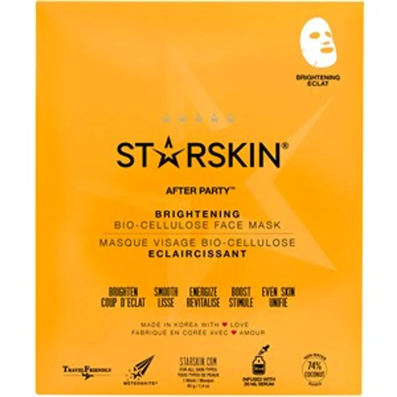 StarSkin Brightening Face Mask Bio-Cellulose 2 40 g
