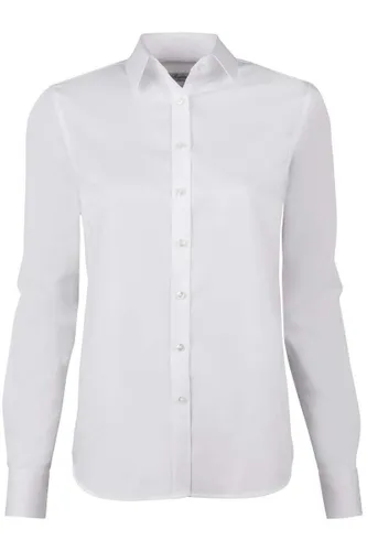 Stenströms Classic Fit Dames Overhemd wit, Effen