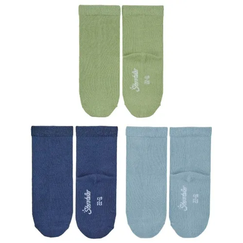 Sterntaler - Kid's Söckchen 3-Pack Uni - Multifunctionele sokken