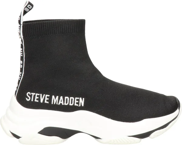 Steve Madden Master Hoge sneakers - Dames - Zwart
