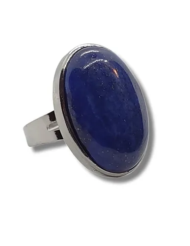 Stones & Bones® Ring Lapis Lazuli A-Kwaliteit verstelbaar