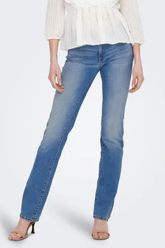 Straight Jeans - Mid Blue Denim