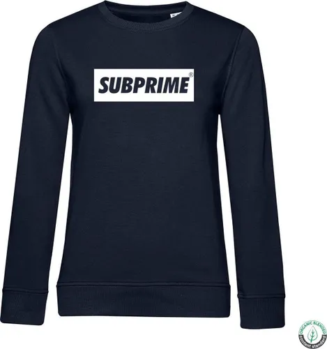 Subprime - Dames Sweaters Sweat Block Navy - Blauw