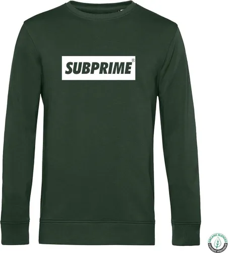 Subprime - Heren Sweaters Sweater Block Jade Groen - Groen