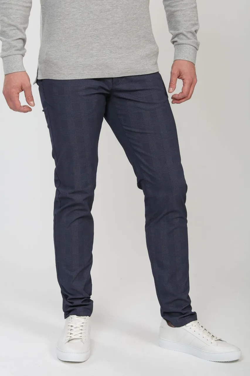 Suitable Chino Sartre Navy White