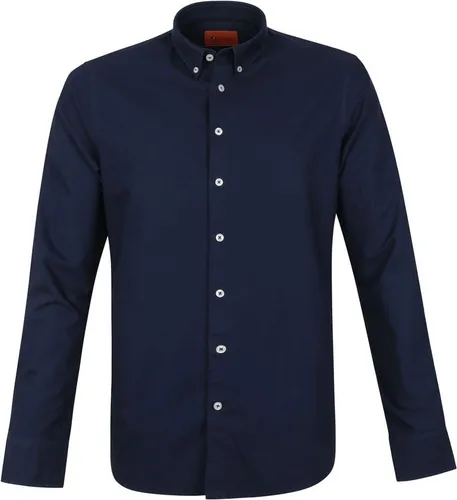 Suitable Hemd BD Oxford Donkerblauw