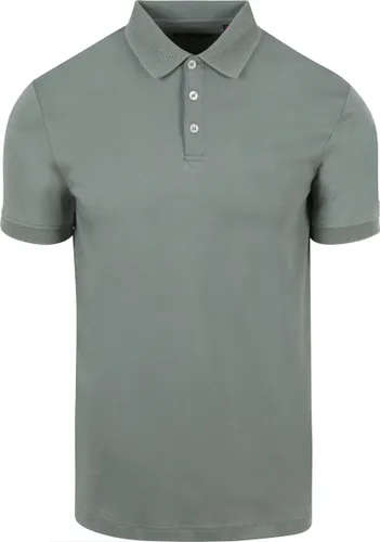 Suitable - Liquid Poloshirt Groen - Slim-fit - Heren Poloshirt