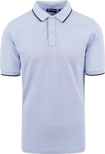 Suitable - Respect Polo Tip Ferry Lichtblauw - Regular-fit - Heren Poloshirt