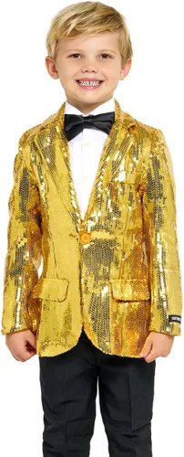 Suitmeister Sequins Gold - Gouden Blazer - Glimmend Jasje - Outfit Voor Carnaval - Goud