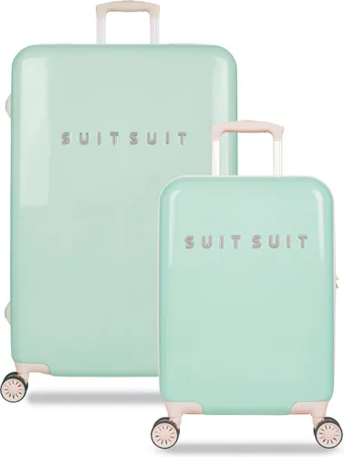 SUITSUIT Fabulous Fifties - Kofferset 2delig - 55 + 76 cm - 127L - Mint Pastel