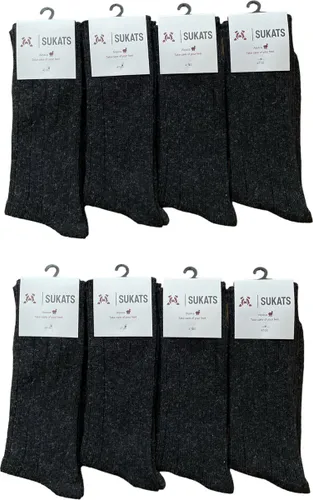 Sukats® Alpaca Sokken - Wollen Sokken - Warme Sokken - 8 Paar