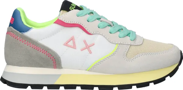 Sun68 Ally Color Explosion Lage sneakers - Dames - Wit