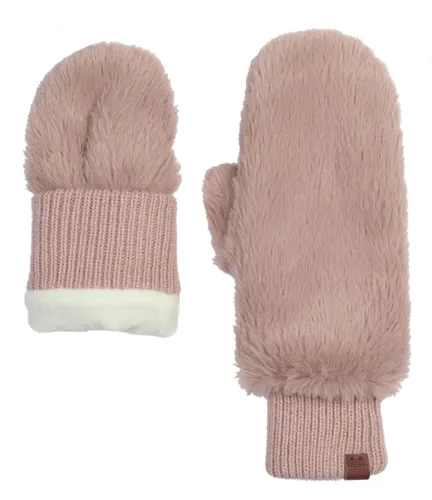 Super Soft Faux-Fur Mittens with Fleece Lining