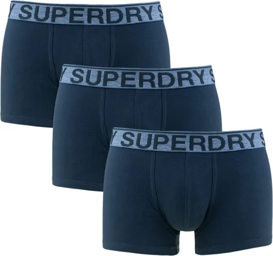 Superdry 3P boxer trunks basic blauw II - M
