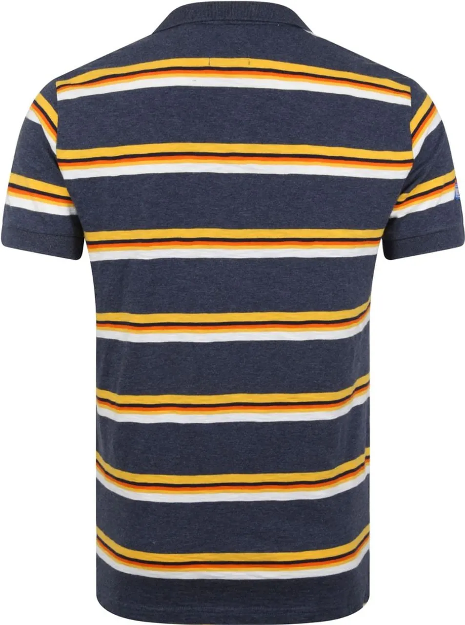 Superdry Classic Polo Strepen Donkerblauw
