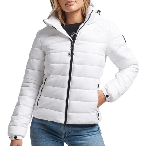 Superdry Hooded Classic Fuji Puffer Jas Dames