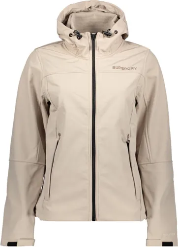 Superdry HOODED SOFTSHELL JACKET Dames Jas - Wit