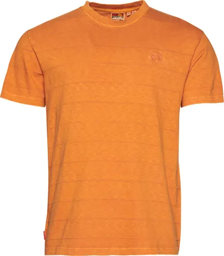 Superdry Vintage Texture Tee Heren T-shirt - Oranje