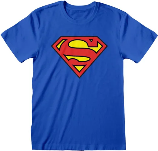 Superman logo t-shirt heren XL