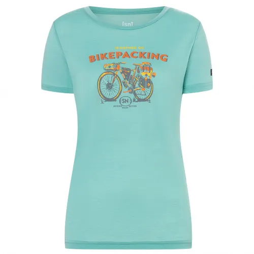 super.natural - Women's Bikepacking Tee - Merinoshirt