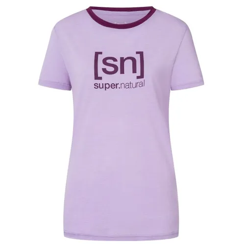 super.natural - Women's The Essential Logo Tee - Merinoshirt