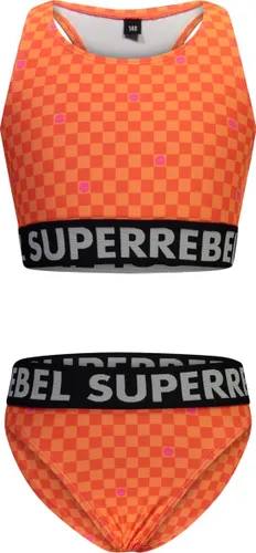 SuperRebel R401-5003 Meisjes Bikini - Block Abricot