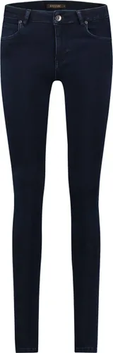 Supertrash - Spijkerbroek Dames Volwassenen - Broek - Jeans - Mid waist - Donker Blauw - 26