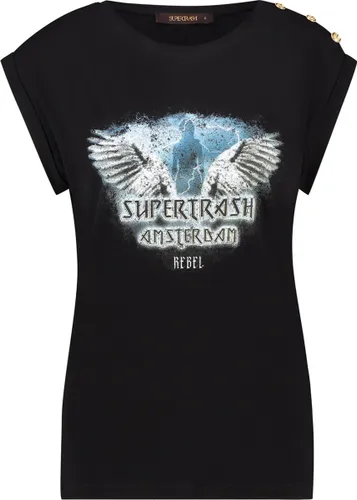 Supertrash - T-Shirt - T Shirt Dames - Amsterdam Rebel