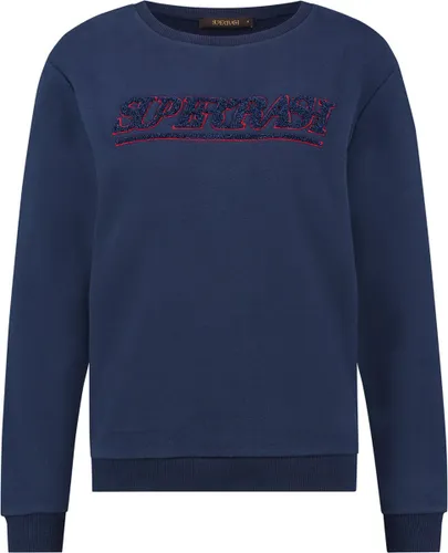 Supertrash - Trui - Sweater Dames - Navy - L