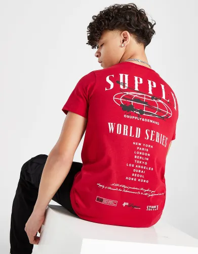 Supply & Demand Jetter T-Shirt Junior, Red
