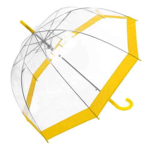 Susino SUSINOEXT3466AYELLOW transparante paraplu voor dames