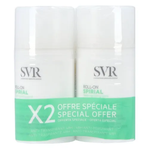 SVR Spirial Deodorant Roll-On 2x50ml