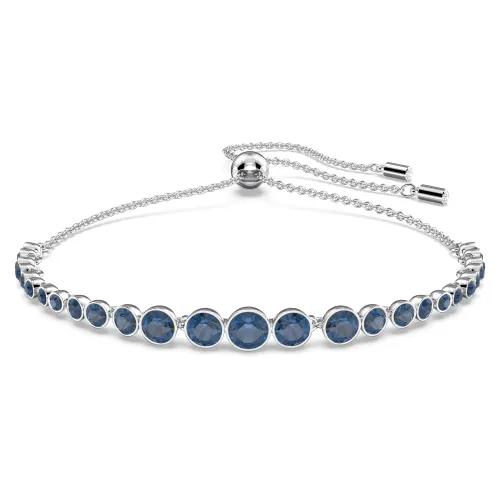 Swarovski Emily armband bezet met blauwe kristallen