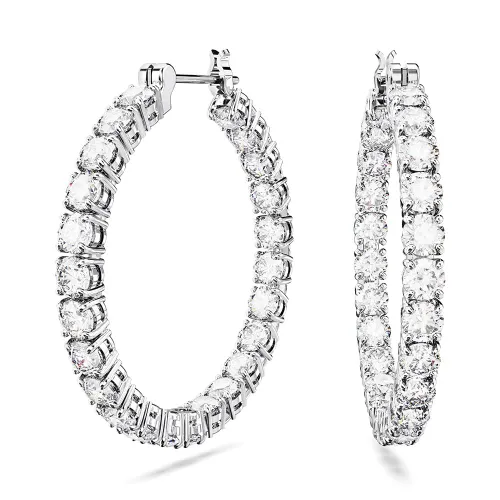 Swarovski Matrix hoop pierced earrings 5647715