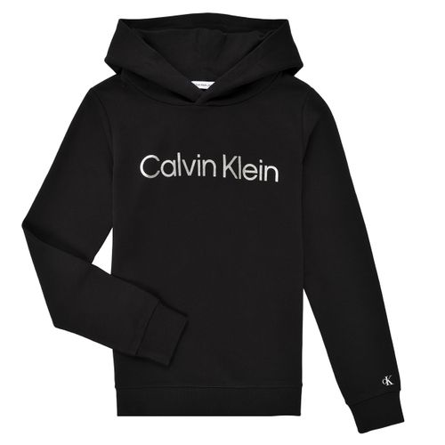 Sweater Calvin Klein Jeans INSTITUTIONAL SILVER LOGO HOODIE