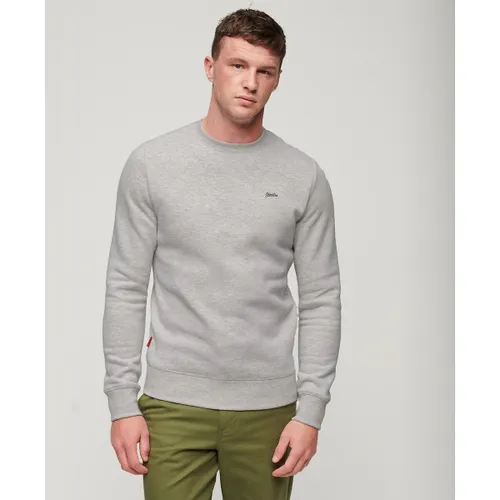 Sweater met ronde hals en logo Essential