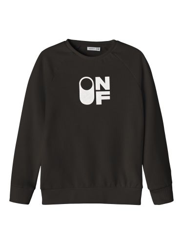 Sweatshirt 'Berlo'  zwart / wit