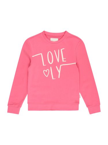 Sweatshirt  pink / wit