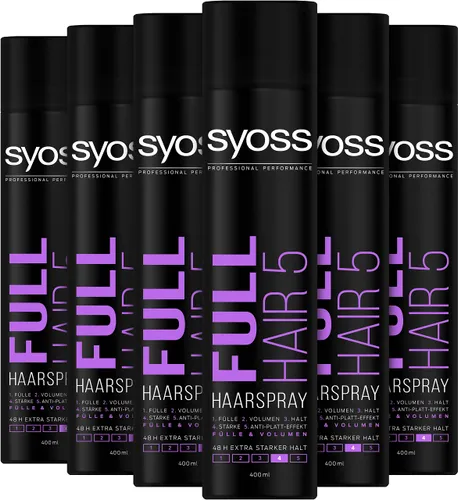 Syoss Full Hair 5 Extra sterke stylingspray voor zichtbaar