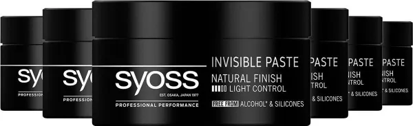 SYOSS Styling Invisible Hold Paste 6x 100ml - Grootverpakking