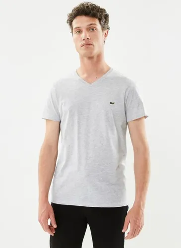 T-shirt col V en jersey de coton by Lacoste