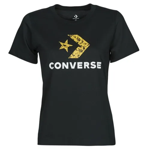 T-shirt Korte Mouw Converse STAR CHEVRON HYBRID FLOWER INFILL CLASSIC TEE