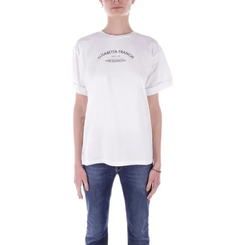 T-shirt Korte Mouw Elisabetta Franchi MA02341E2