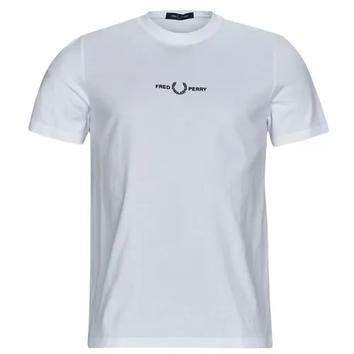 T-shirt Korte Mouw Fred Perry EMBROIDERED T-SHIRT