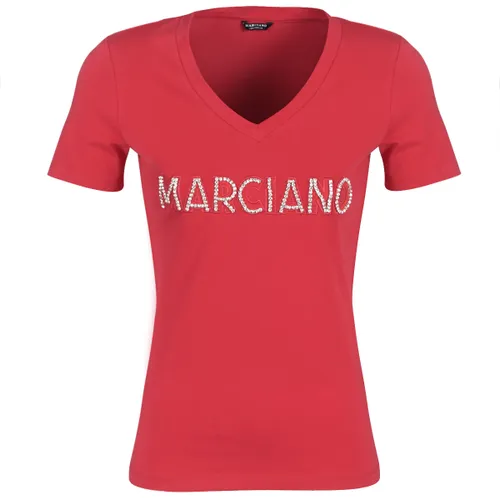 T-shirt Korte Mouw Marciano LOGO PATCH CRYSTAL