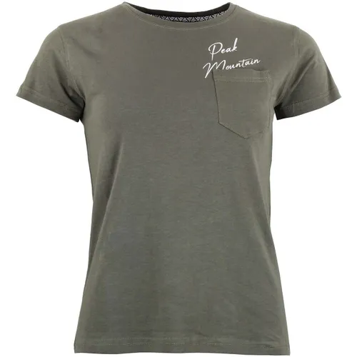 T-shirt Korte Mouw Peak Mountain T-shirt manches courtes femme AJOJO